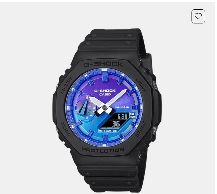 G-Shock Men Quartz Dual Tone Dial Analog-Digital Resin Watch G1650