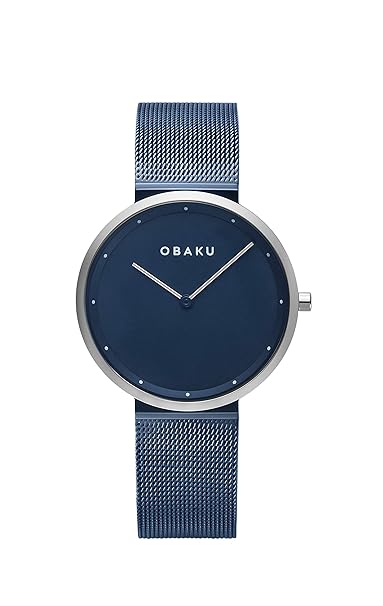 Obaku Papir Lille Arctic Analog blue dial  Women's Watch