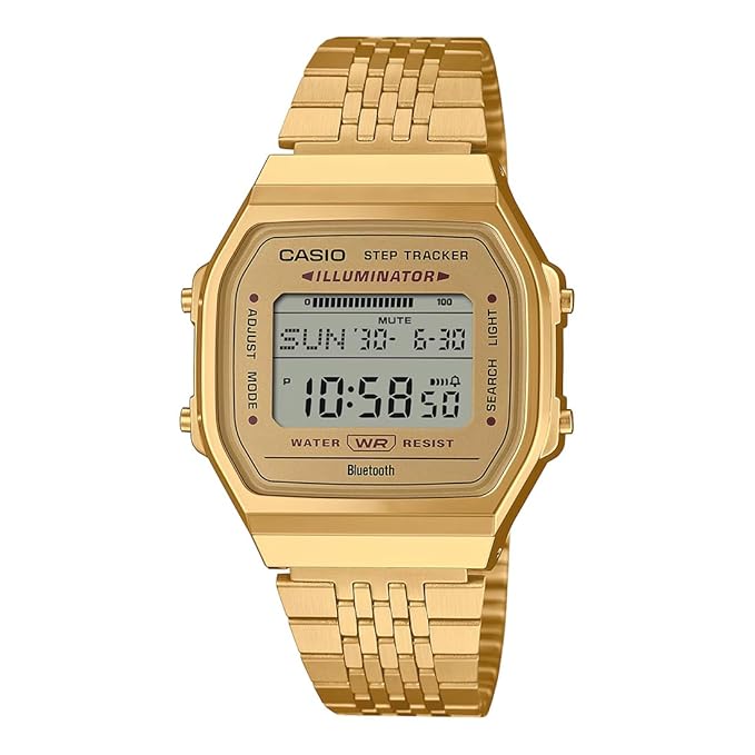 Casio Vintage ABL-100WEG-9ADF Bluetooth Digital Gold Dial Unisex