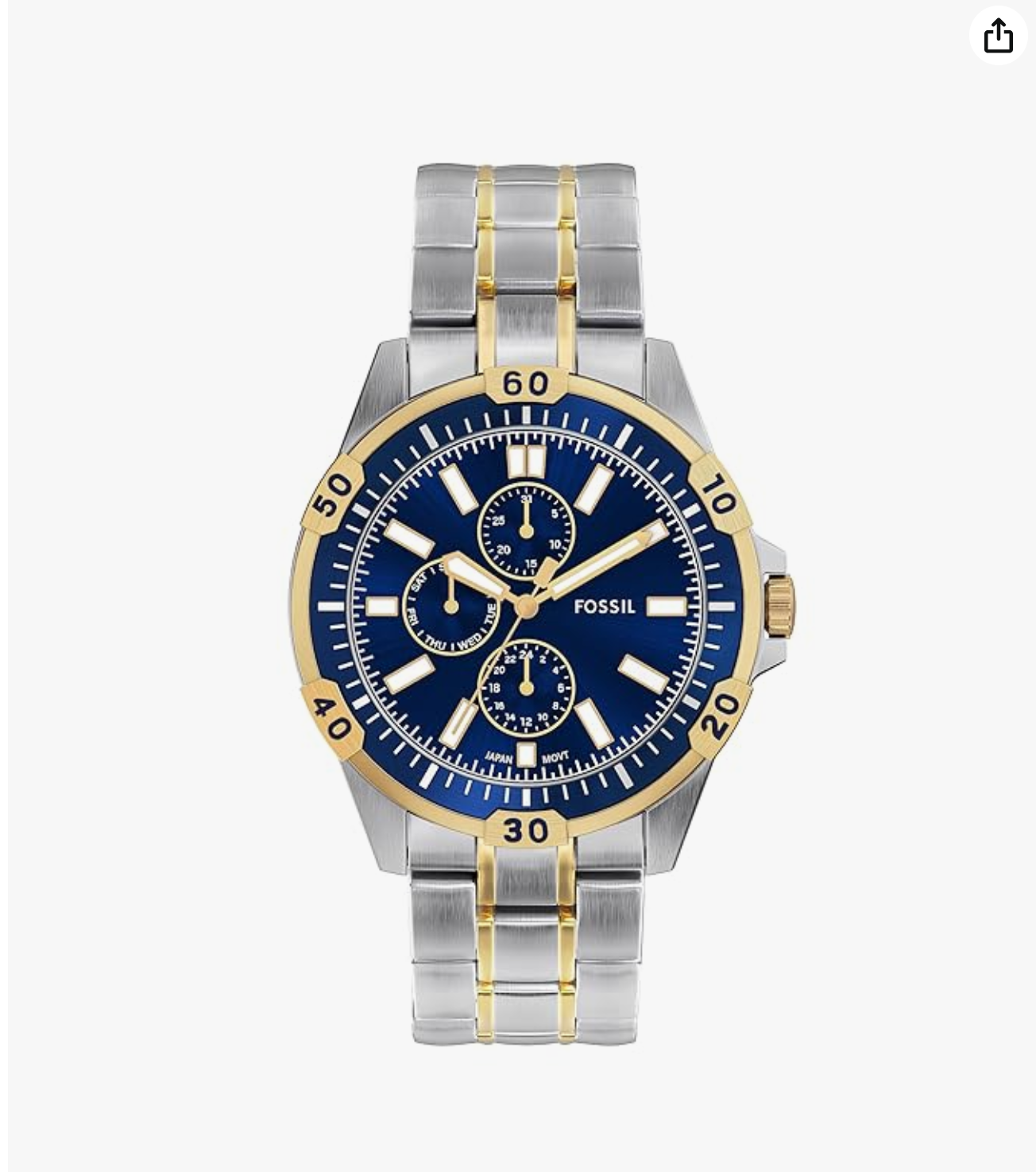 Garrett Multifunction Two-Tone Stainless Steel Watch