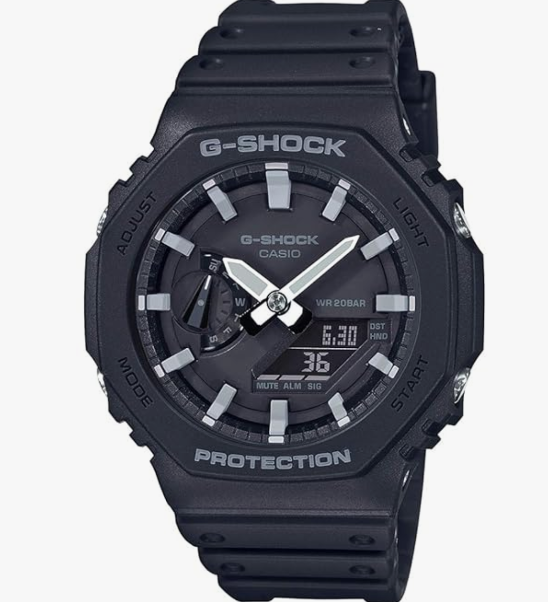Casio Analog-Digital Black Dial Men's Watch-GA-2100-1ADR
