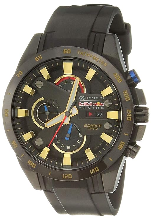 Casio Edifice Chronograph Black Dial Men's Watch - EFR-540RBP-1ADR