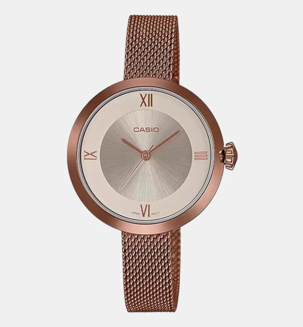 Enticer Women's Analog Stainless Steel Watch - LTP-E154MR-9ADF