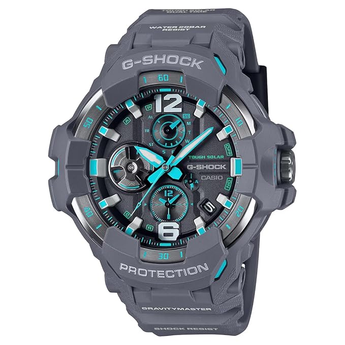 G-Shock Men Quartz Grey Dial Analog-Digital Resin Watch GR-B300-8A2DR