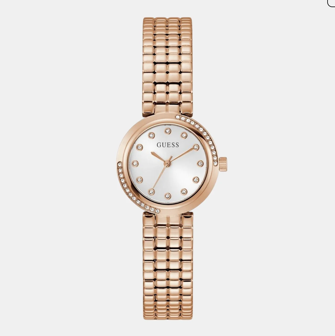 Gb Clara Women Quartz White Dial Analog Stainless Steel GW0930L3