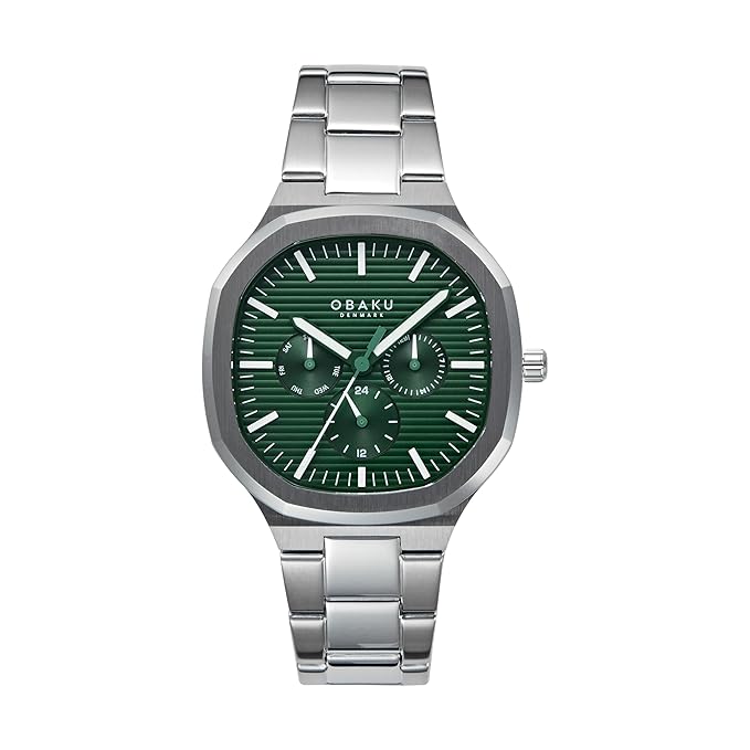 Obaku Analog Green Dial Men's Watch
