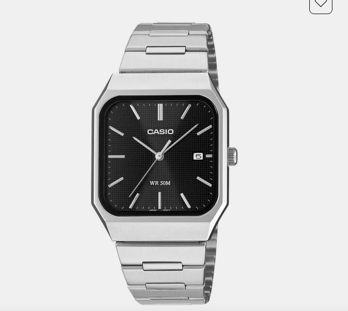 Enticer Men Quartz Black Dial Analog Stainless Steel Watch A2465