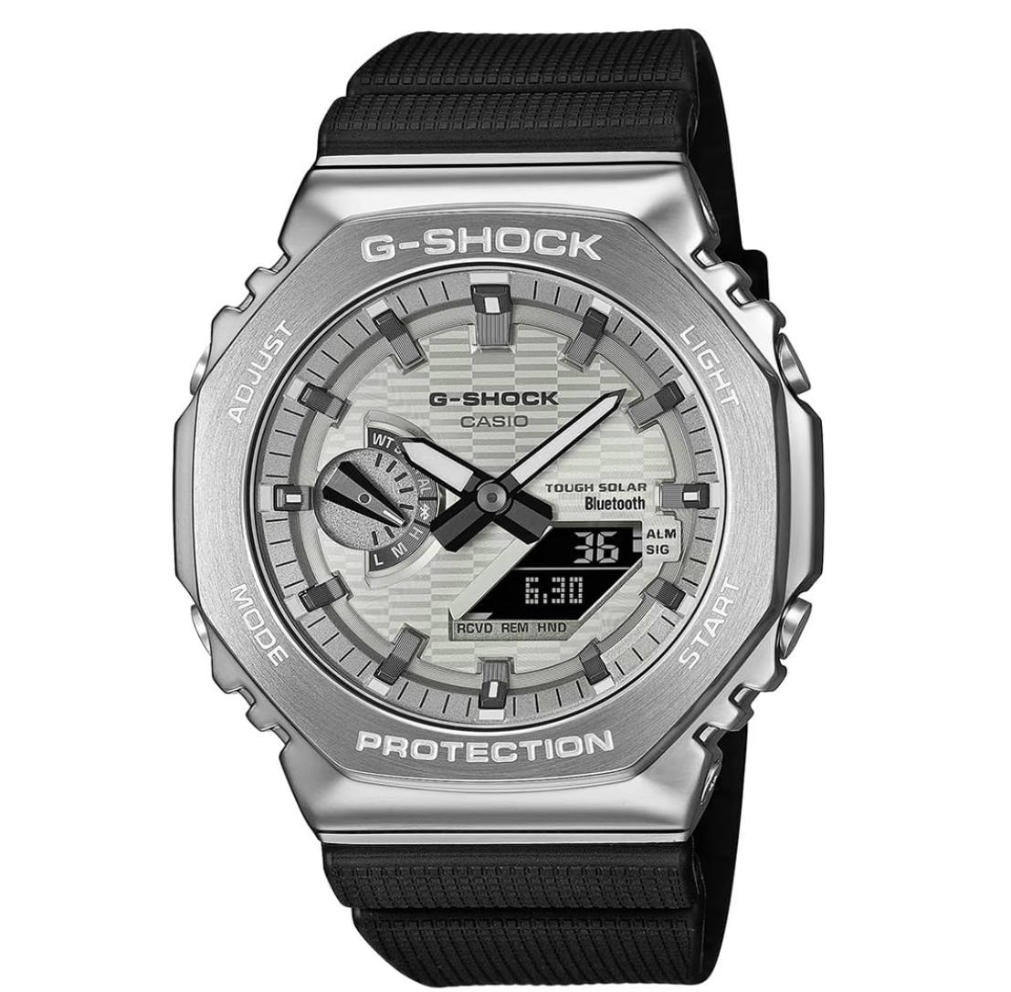 Casio G-Shock GBM-2100A-8BDR Bluetooth Analog-Digital Light Yellow Gold Dial Men