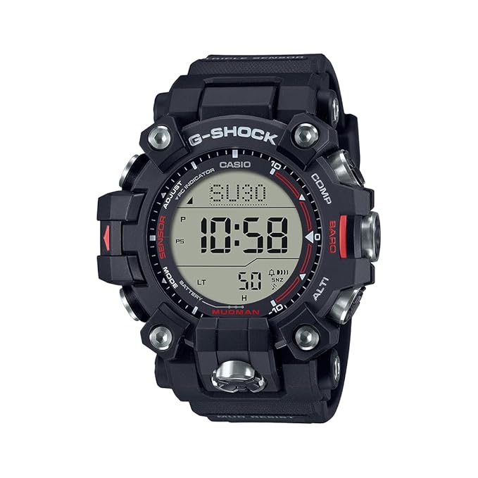 G-Shock GW-9500-1DR Digital Dial Black Resin Strap Men's Watch