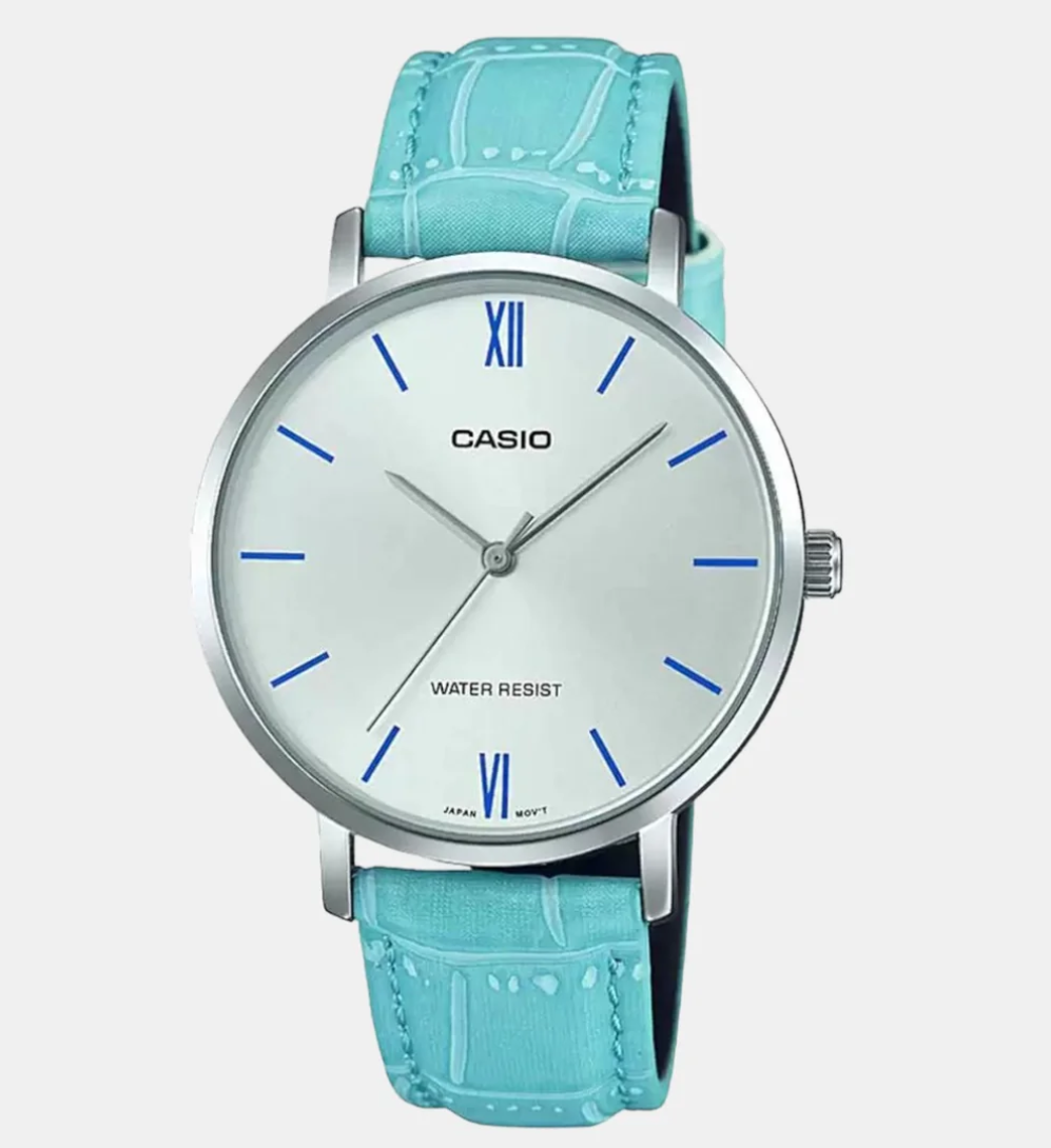 Enticer Women's Analog Leather Watch - LTP-VT01L-7B3UDF