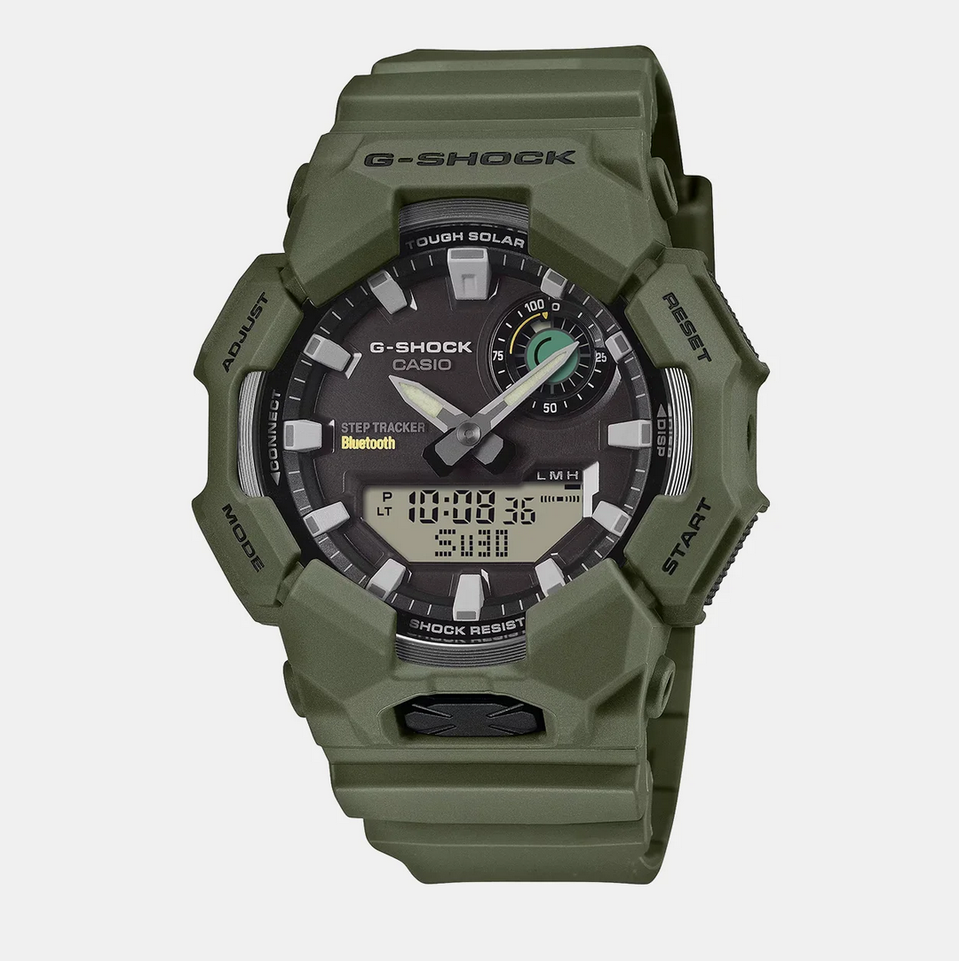 G-shock Men Solar Black Dial Analog-Digital Resin Watch G1756