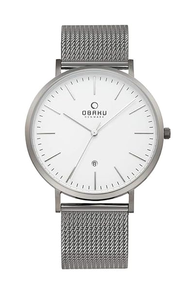 Obaku Analog Silver Dial Men's Watch
