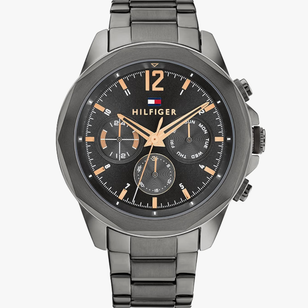 Tommy Hilfiger Black DialAnalog Mens WatchTH1792061, Band: Black