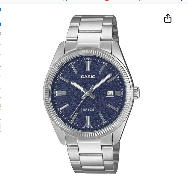 Casio Enticer Men MTP-1302DA-2A1VDF Analog Navy Dial Men (A2485)