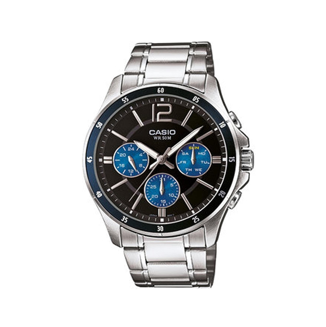 Casio Men Analog Black Dial Men's Watch - MTP-1374D-2AVDF(A950)